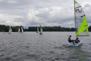 Die Flotte auf dem Neuländer See