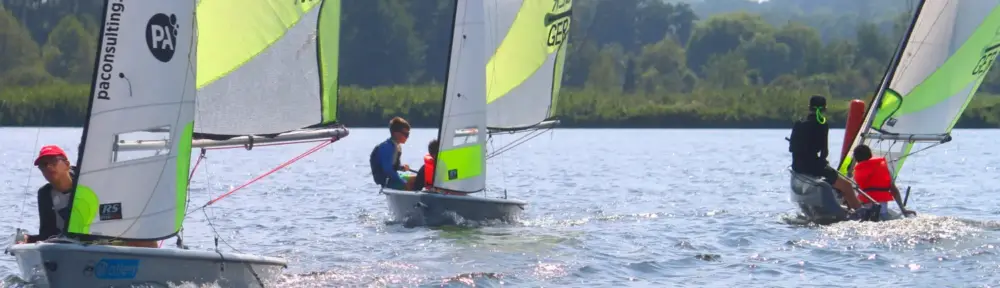 Feva-Flotte auf dem Neuländer See
